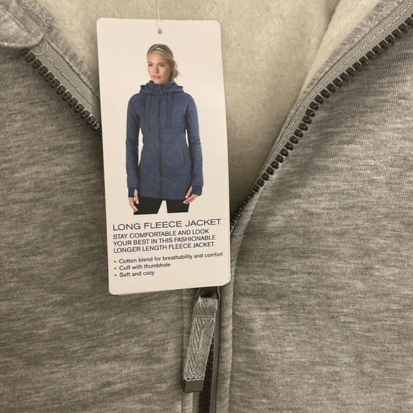 Mondetta Grey Long Fleece Jacket - Picture 5 of 5